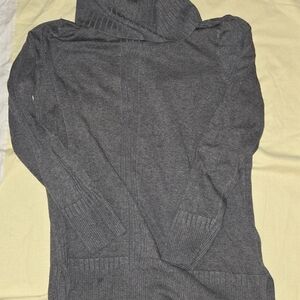 Tribal Charcoal Turtleneck Sweater